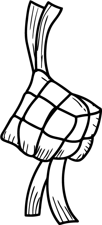 Thumb Image - Icon Ketupat Black Png (400x800), Png Download