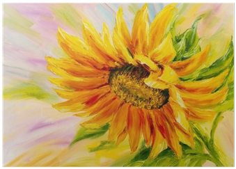 Sunflower Painting Set (400x400), Png Download