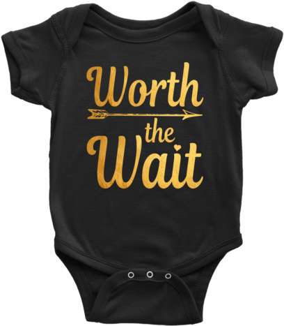 Newborn Baby Shower Coming Home Worth The Wait Gold - Baby Steelers Jerseys (480x480), Png Download