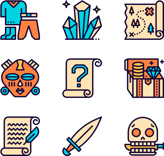 Fancy Vikings Game - Web Design Icons (600x564), Png Download