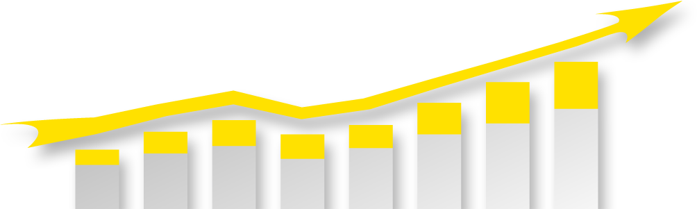 Gold Is A Made To Measure Programme To Develop The - Yellow Growth Arrow Png (1004x301), Png Download