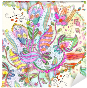 Seamless Texture With Fancy Abstract Pattern - Photograph (400x400), Png Download