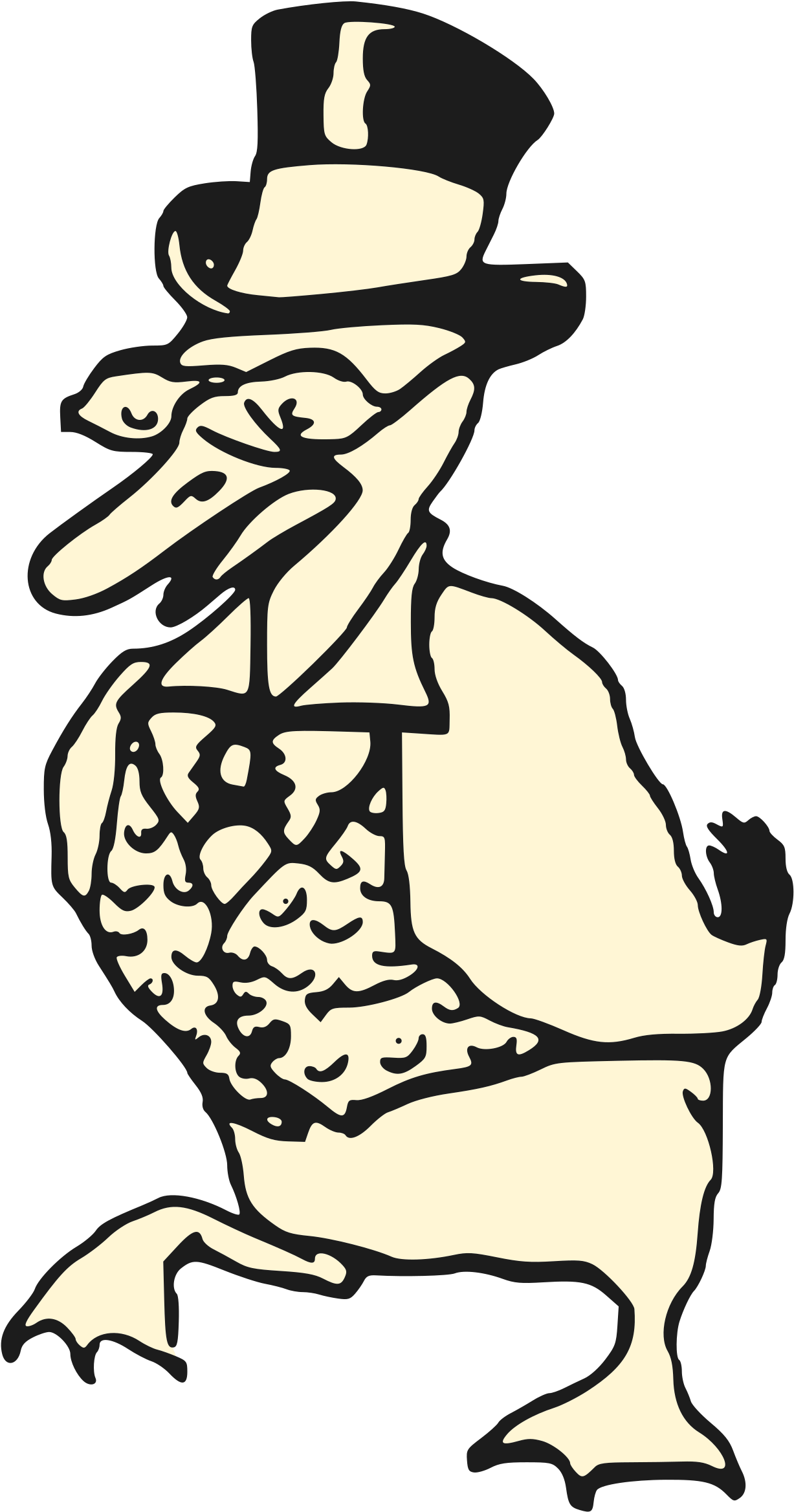 Big Image - Fancy Duck (1286x2400), Png Download