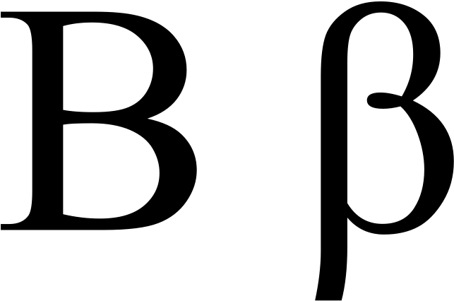 Greek Beta - Greek Letter Betta (833x556), Png Download