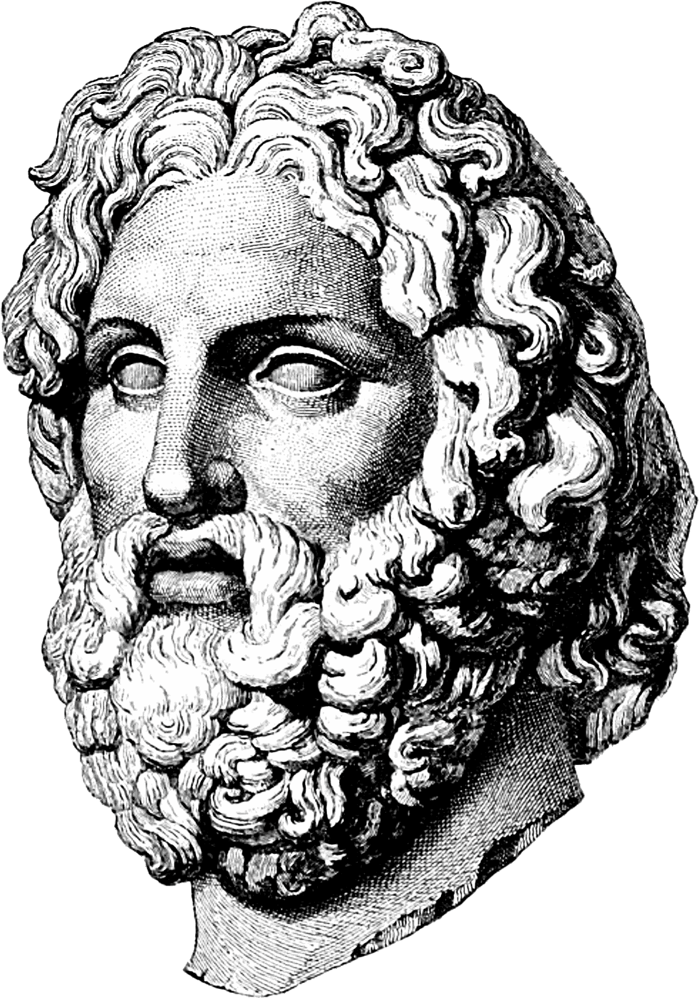 Greek Mythology Png Transparent Image - Erasistratus And Herophilus (999x1423), Png Download