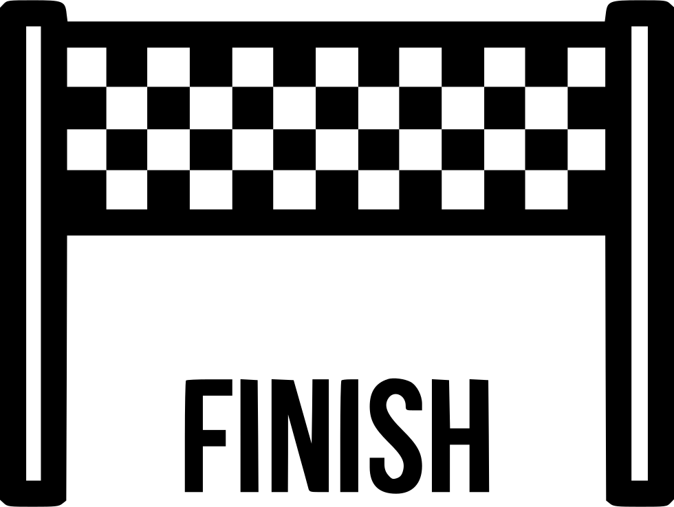Car Bike Race Racing Finish Finishline Comments - Car Racing Finish Line (980x738), Png Download