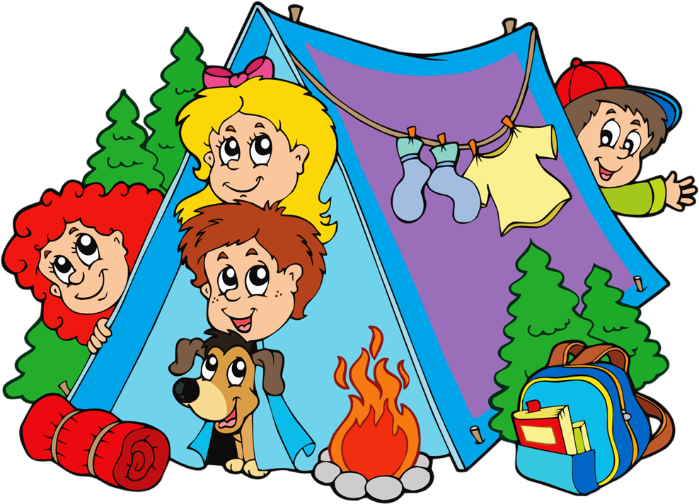 Download Children Camping Kids Camping Transparent PNG Download
