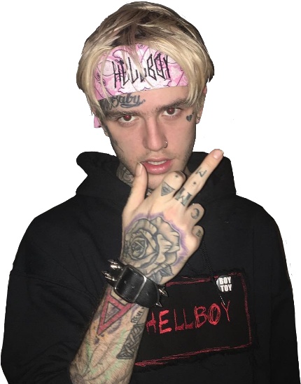 Source - Listentoyourangels - Lil Peep Hand Tattoos (553x554), Png Download