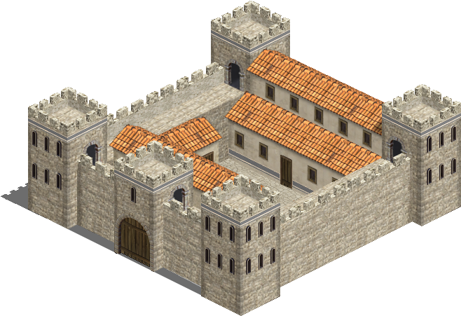 Citadel Greek - Castle (667x492), Png Download