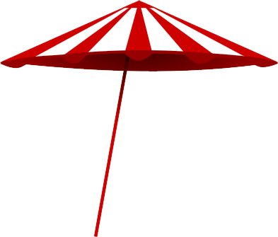 Beach High-quality Png - Umbrella For Beach Png (393x335), Png Download