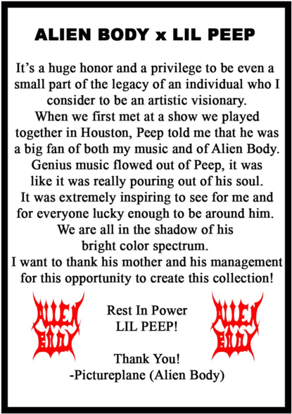 Alien Body Lil Peep (600x600), Png Download