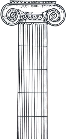 Ancient Greek Png - Ancient Greek Column Png (256x522), Png Download