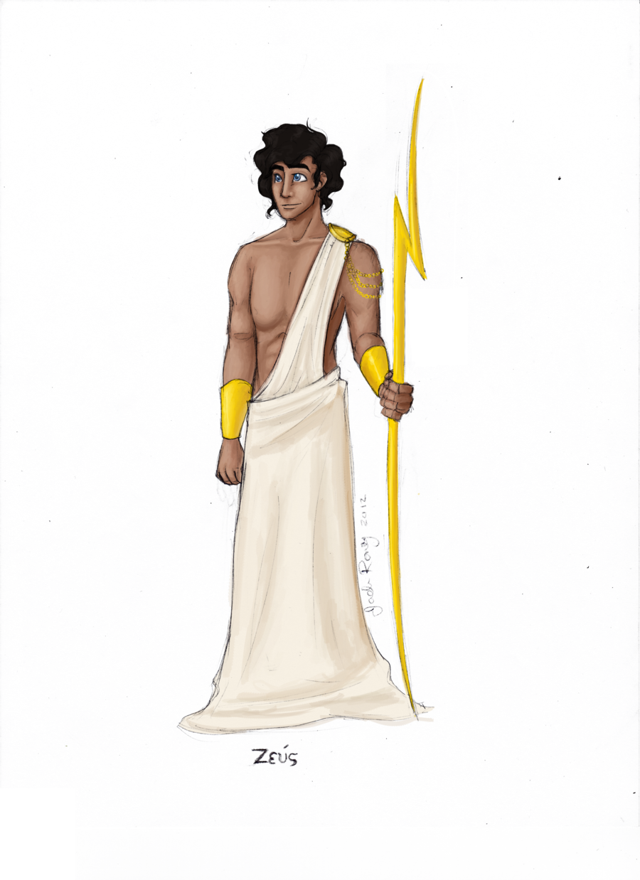 Greek Mythology Png Picture - Zeus Greek God Png (900x1238), Png Download