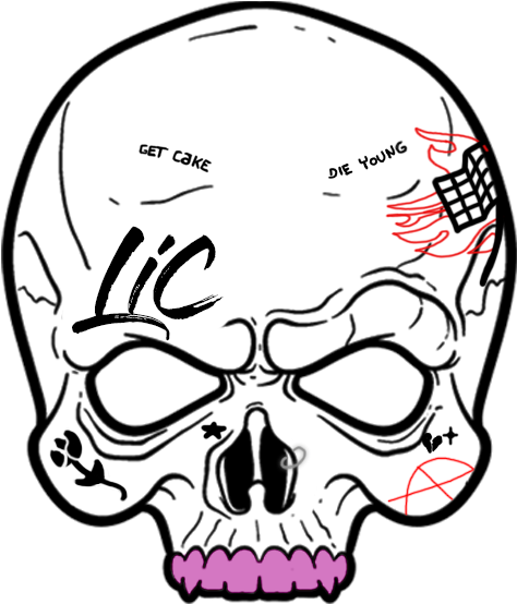 Lilpeeplic - Skull (945x857), Png Download