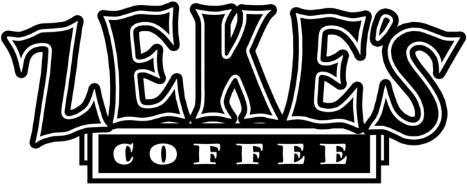 Zeke's Coffee - Zekes Coffee Logo (695x294), Png Download