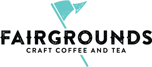 Logo - Fairgrounds Coffee And Tea (550x253), Png Download