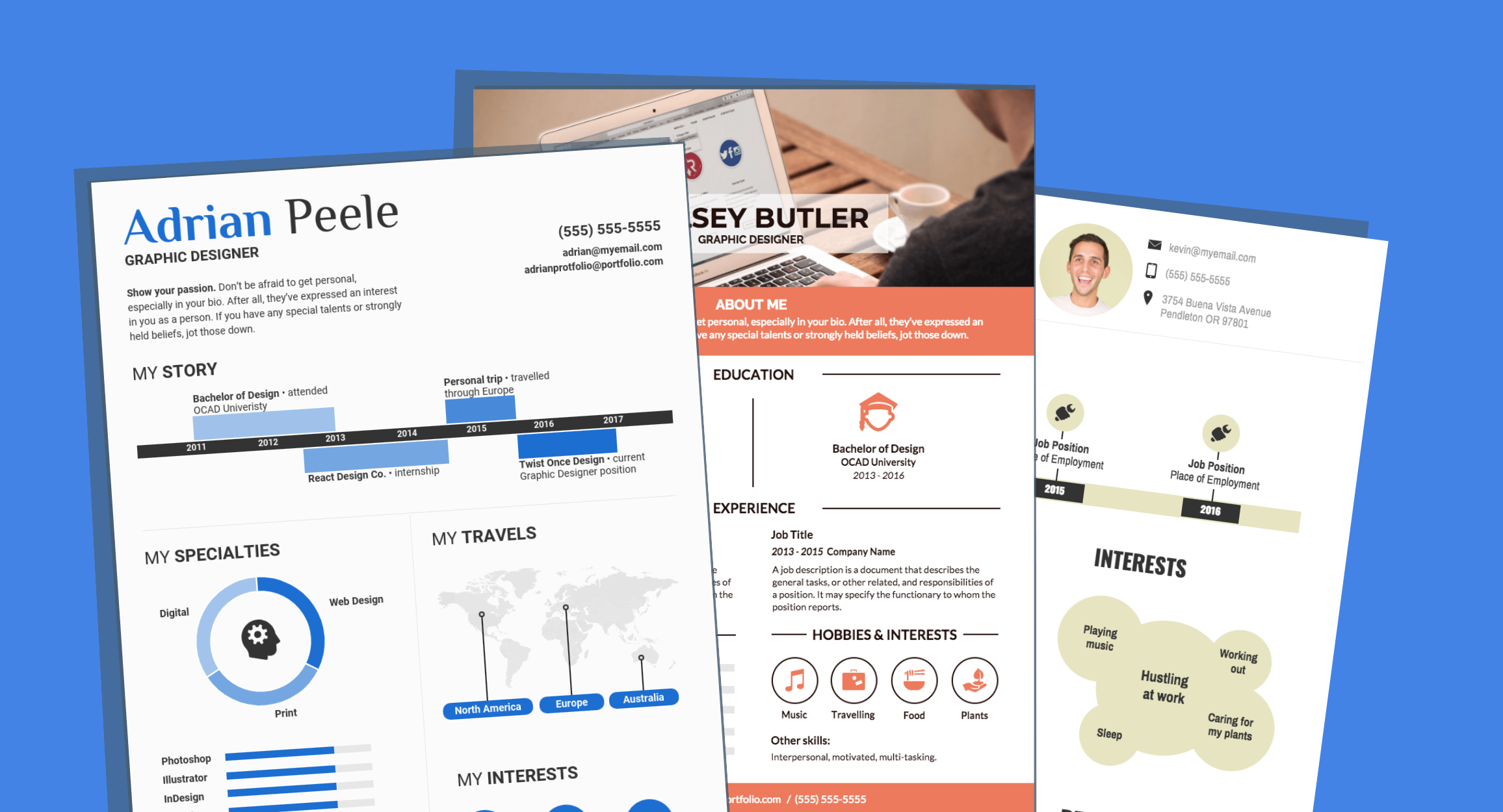 Infographic Resume Template - Infographic Resumes (2312x1250), Png Download