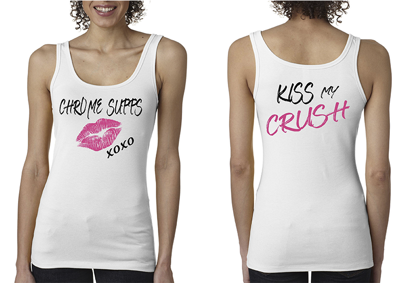 White Tank Top Chrome Supps - Diy Emma Swan Costume (800x800), Png Download