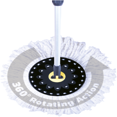 Professional Spin Mop System - Mop (400x400), Png Download