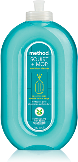 Squirt Mop Hard Floor Cleaner - Method Floor Cleaning Products (322x558), Png Download