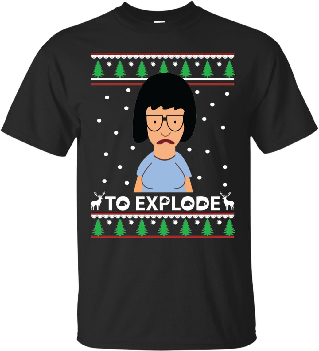Bobs Burgers Tina Time For The Charm Bomb To Explode - Disney T Shirt (1155x1155), Png Download