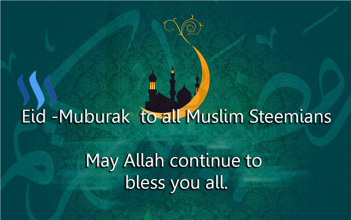 I Congratulate All Steemian Muslim On This Platform - Graphic Design (1280x803), Png Download