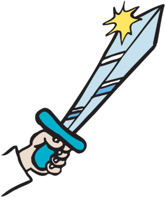 Image Download Christart Com - Double Edged Sword Clipart (346x400), Png Download