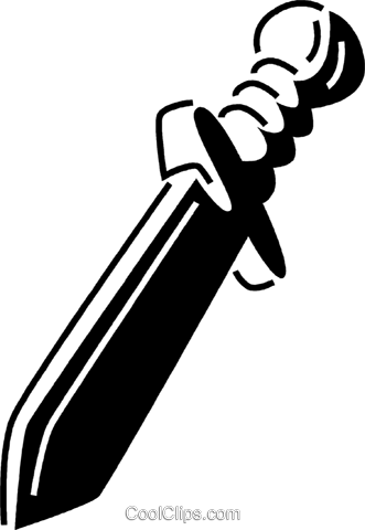 Sword Royalty Free Vector Clip Art Illustration - Vector Graphics (331x480), Png Download