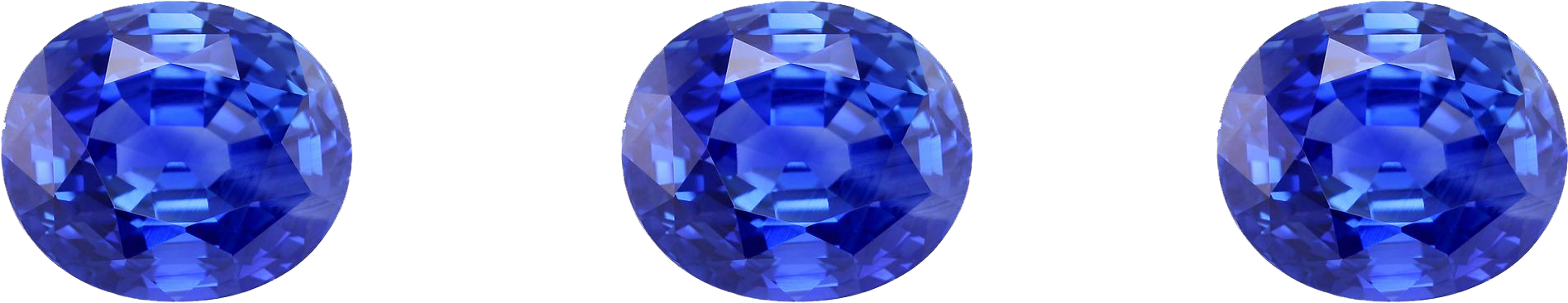 Sapphire Gems Png - Sapphire Transparent Background (2250x750), Png Download