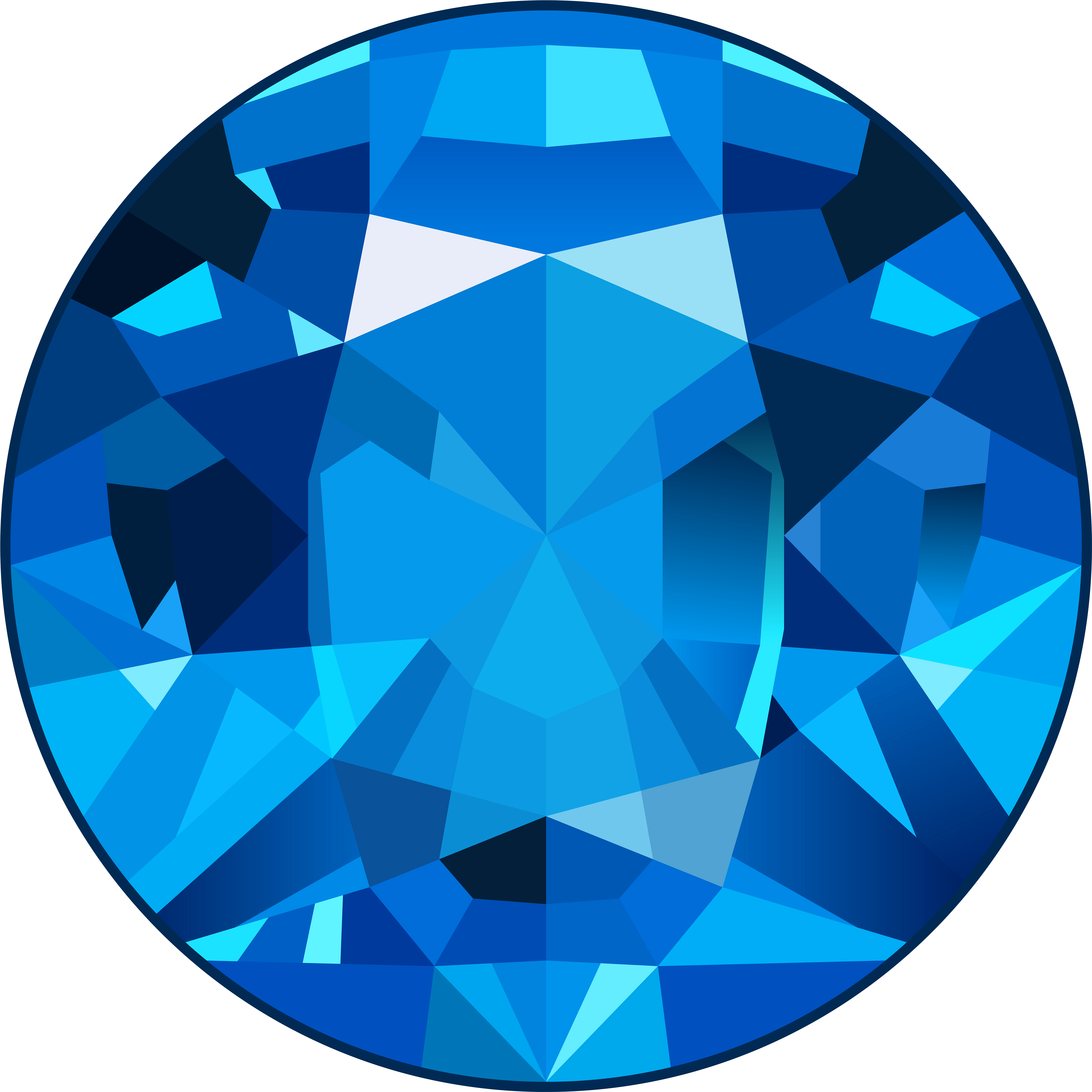 Svg Transparent Library Clipart Cilpart Attractive - Blue Gem Png (6000x6000), Png Download