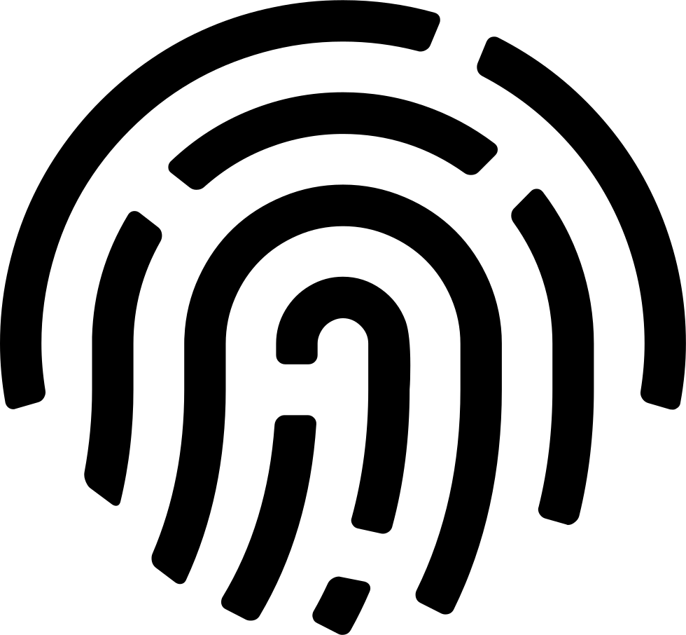 Fingerprint - - Fingerprint Font (980x906), Png Download
