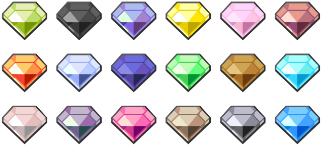 89kib, 640x290, Gems - Pokemon Gems (640x290), Png Download
