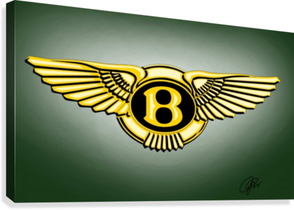 Bentley Logo Canvas Print - Bentley Motors Limited (429x307), Png Download