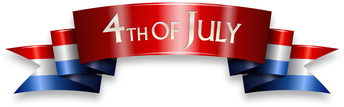 Happy 4th Of July Banner Png (1167x700), Png Download