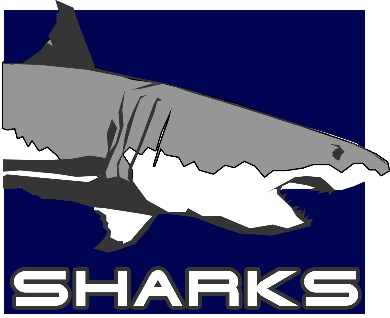 Great White Shark (2801x1800), Png Download