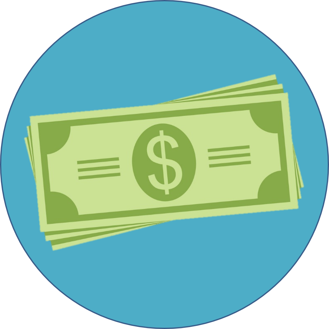 Use, Expenditures, And Population Dollars - Vector Graphics (1054x1054), Png Download