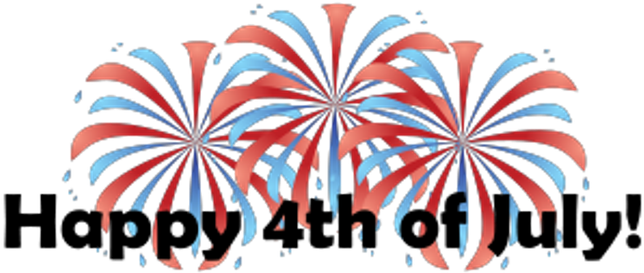 Happy 4th Of July Clipart 1 Source - Happy Fourth Of July Clip Art (648x283), Png Download