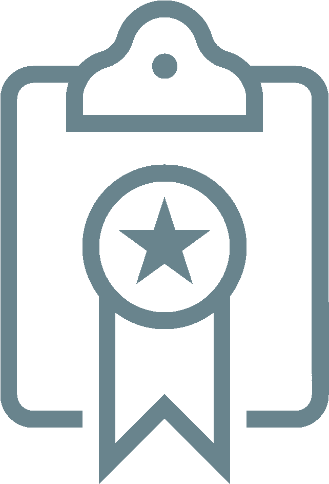 Clipboard Award Ribbon - Icon (656x965), Png Download