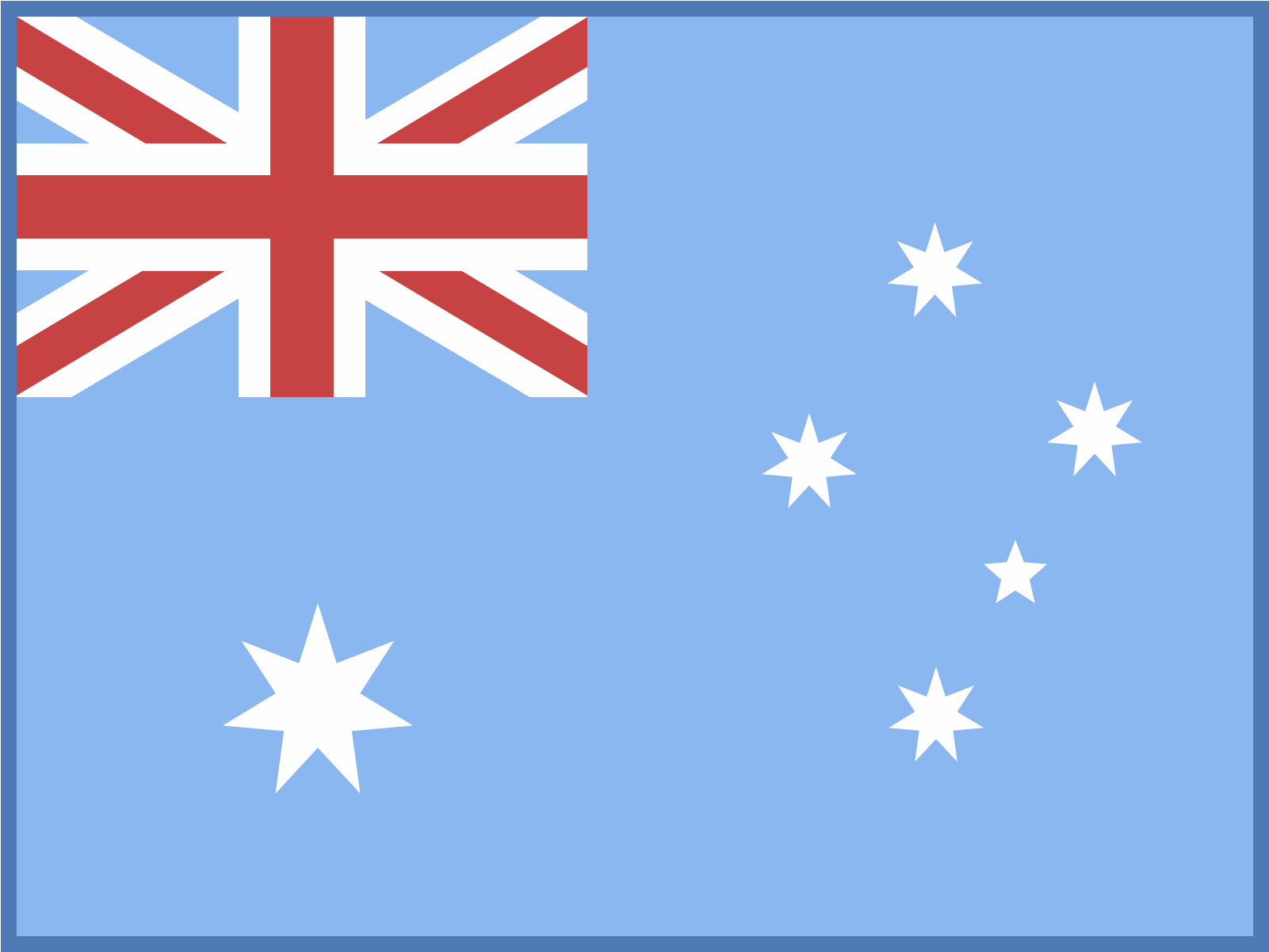 Png 50 Px - Australia Flag (1600x1600), Png Download