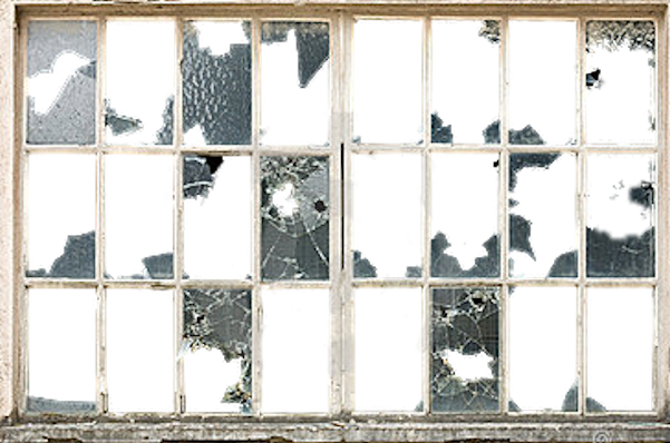 Share This Image - Broken Window Transparent Png (601x398), Png Download