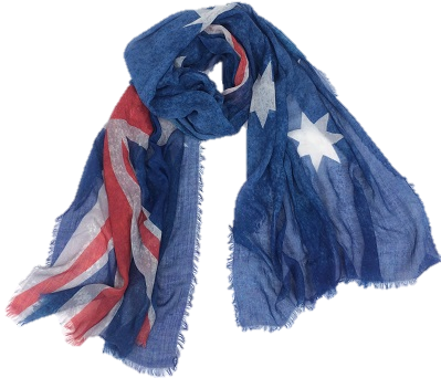 Classic Scarf - Australia - Australia Flag Scarf (399x342), Png Download