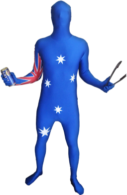 Aussie Flag Morphsuit - Australia Day Dress Up Ideas (389x389), Png Download