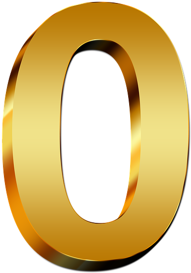 Letras, Buscar Con Google, Buscando, Oro - Number Six Gold (640x640), Png Download