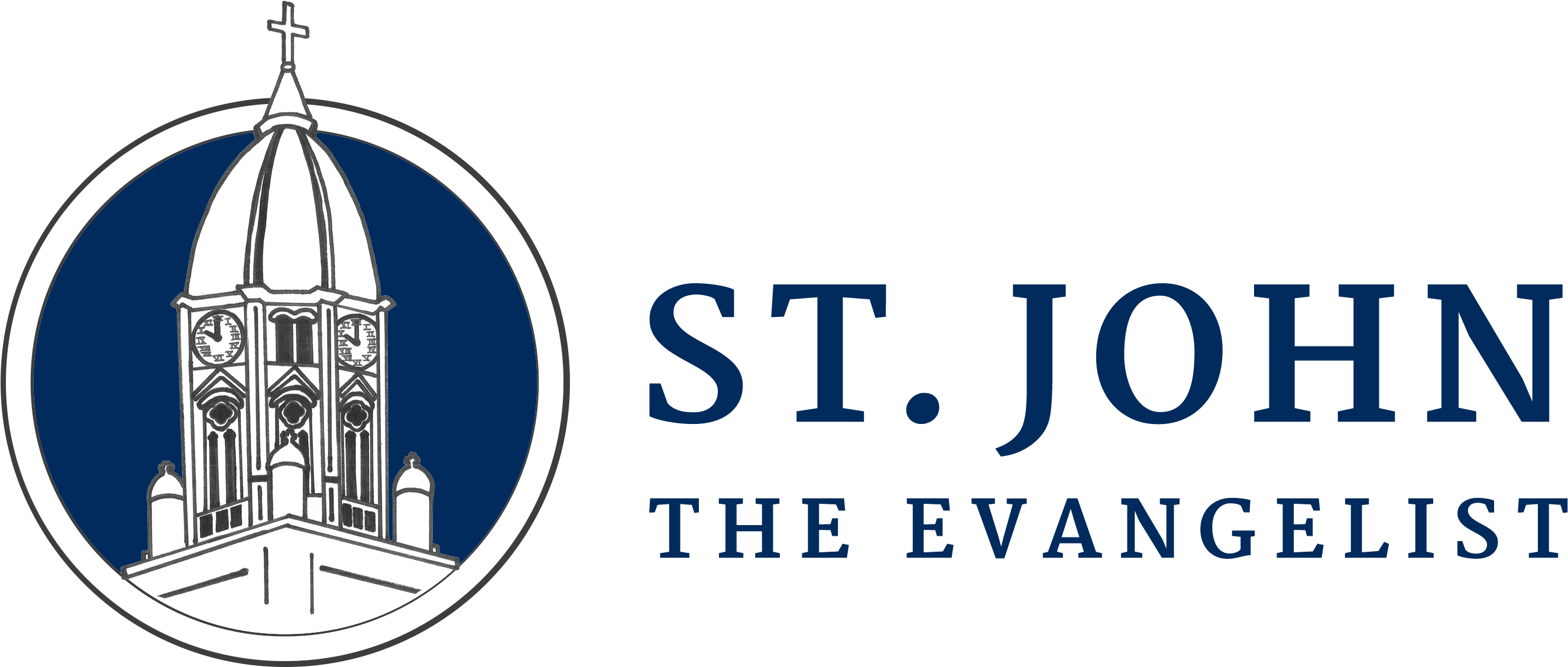 Logo - Holy Cross Church Logo (2690x1160), Png Download