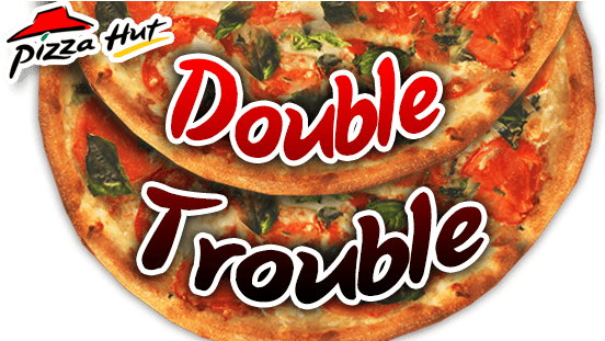 Double Trouble With Pizza Hut This Is Your Chance To - Pizza Slut Funny Graphic Tote Bag (600x310), Png Download