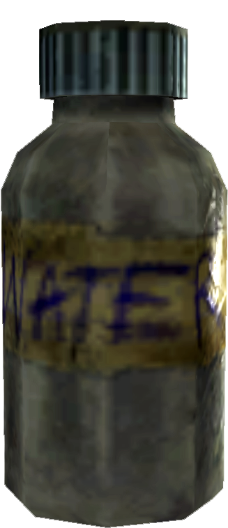 Dirty Water Edit - Glass Bottle (657x797), Png Download