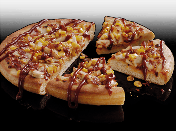 Bbq Americano Pizza From Pizza Hut Review - Bbq Americano Pizza Hut (581x460), Png Download