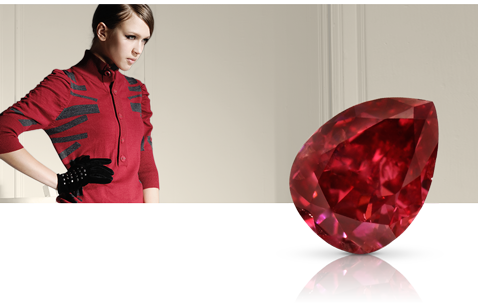 Natural Fancy Red Diamonds - Red Diamond (478x303), Png Download