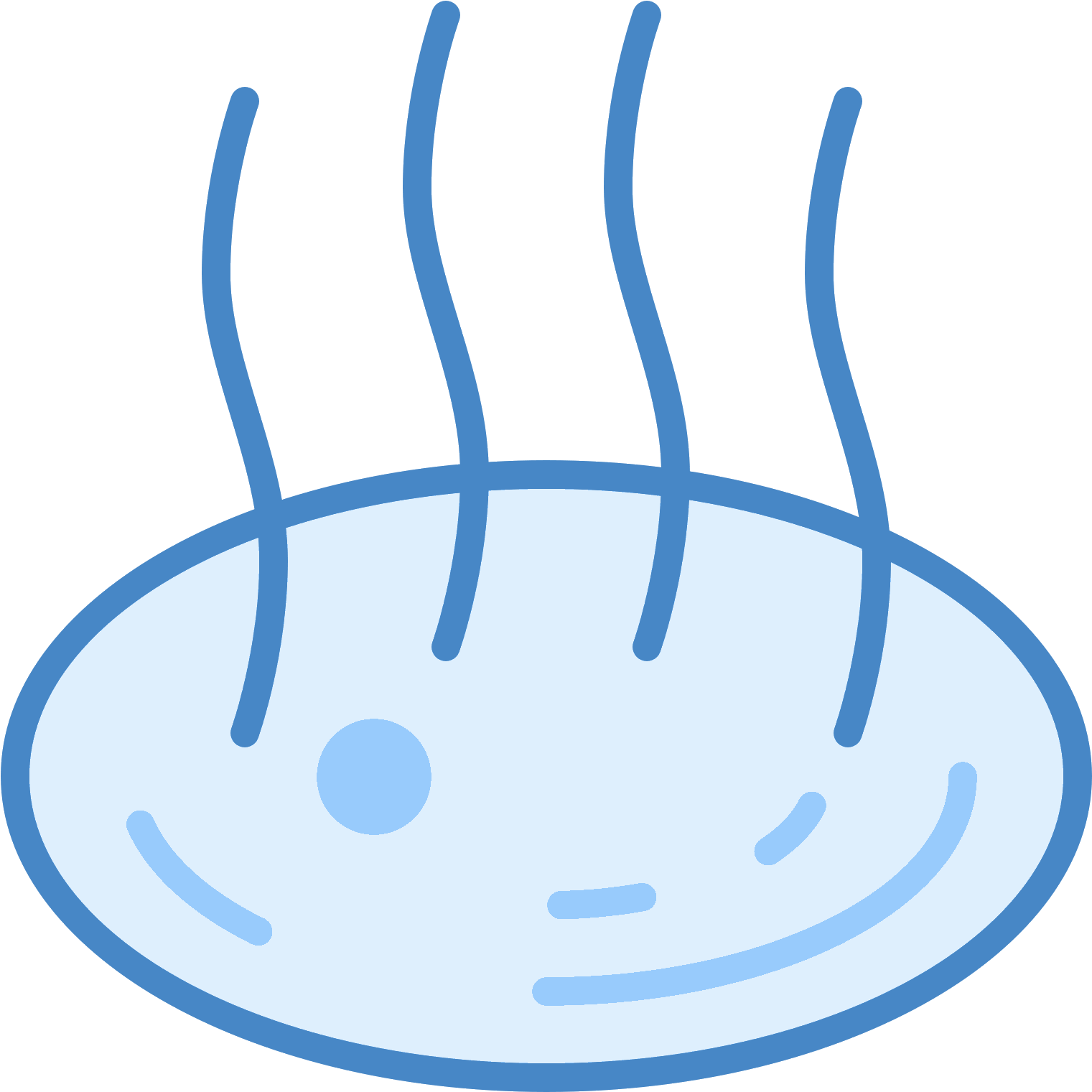 This Is An Image Of A Puddle Of Water Made Out Of - Illustration (1600x1600), Png Download