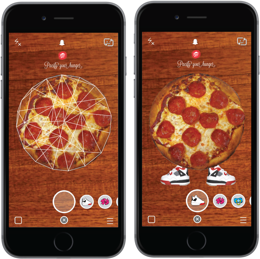 Pizzahutsnapchat-07 - Pizza Hut Pan Pizza (1000x861), Png Download